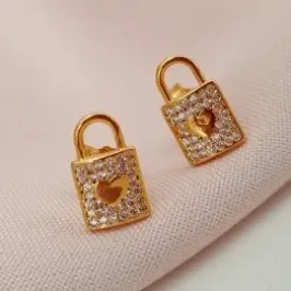 BRINCO CADEADO ZIRCONIA CRISTAL