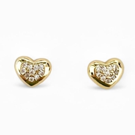 BRINCO CORAÇÃO ZIRCONIA CRISTAL