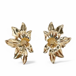 BRINCO FLOR ZIRCONIA CRISTAL