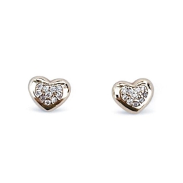 BRINCO CORAÇÃO ZIRCONIA CRISTAL