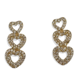 BRINCO CORAÇÃO ZIRCONIA CRISTAL