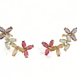 BRINCO EAR CUFF FLOR COLOR