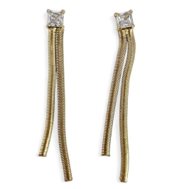 BRINCO MALHA PINGENTE CRISTAL