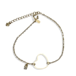 PULSEIRA CORAÇÃO VAZADO ZIRCONIA CRISTAL