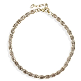 PULSEIRA ZIRCONIA OVAL CRISTAL