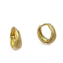 BRINCO ARGOLA BOLINHA DETALHE