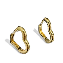 BRINCO ARGOLA CORAÇÃO LISA