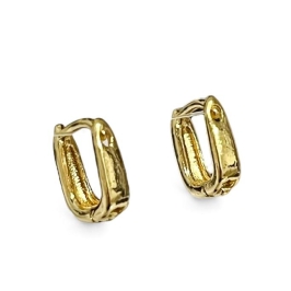 BRINCO ARGOLA QUADRADA LISA