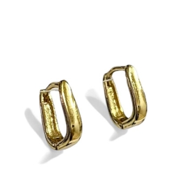 BRINCO ARGOLA QUADRADA LISA