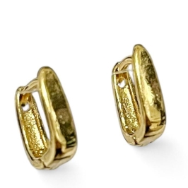 BRINCO ARGOLA QUADRADA LISA