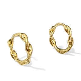 BRINCO ARGOLA TORCIDA LISA