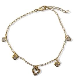 PULSEIRA PINGENTE CORAÇÃO ZIRCONIA COLOR