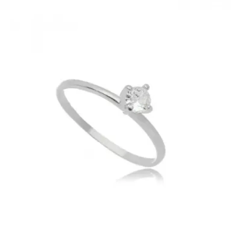 ANEL SOLITARIO CRISTAL