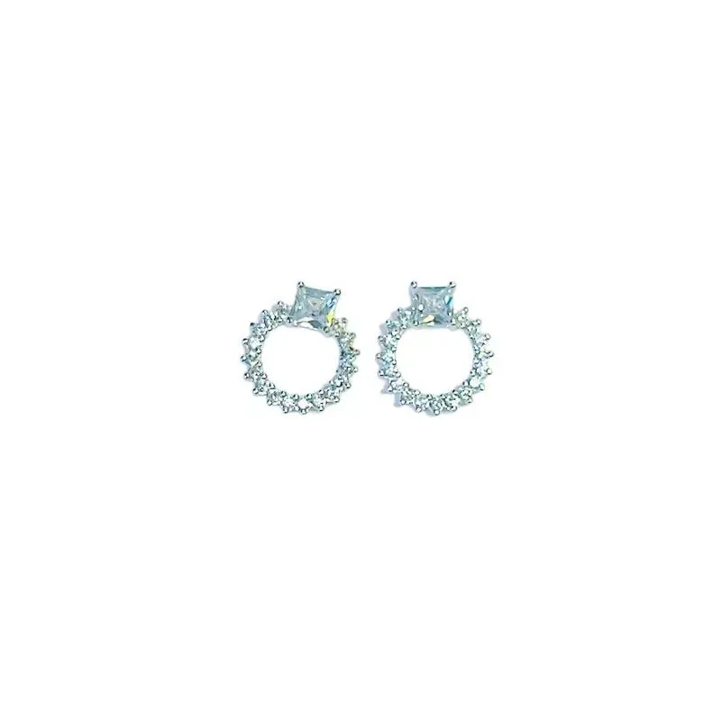 BRINCO CIRCULO CRISTAL ZIRCONIA