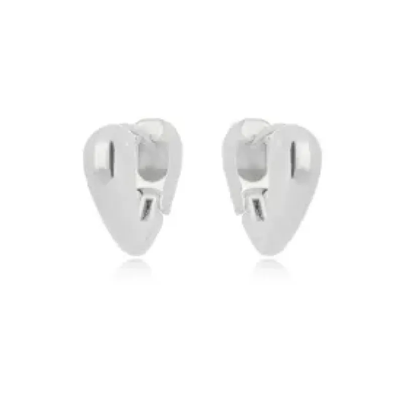 BRINCO ARGOLA CORACAO LISO
