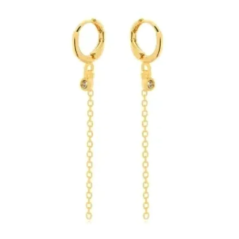 BRINCO ARGOLA CRISTAL CORRENTE