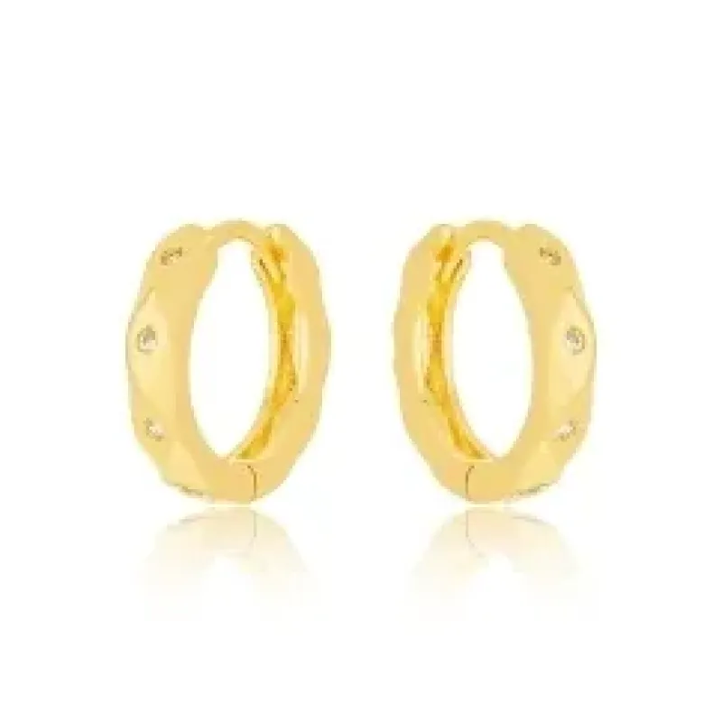 BRINCO ARGOLA DETALHE ZIRCONIA