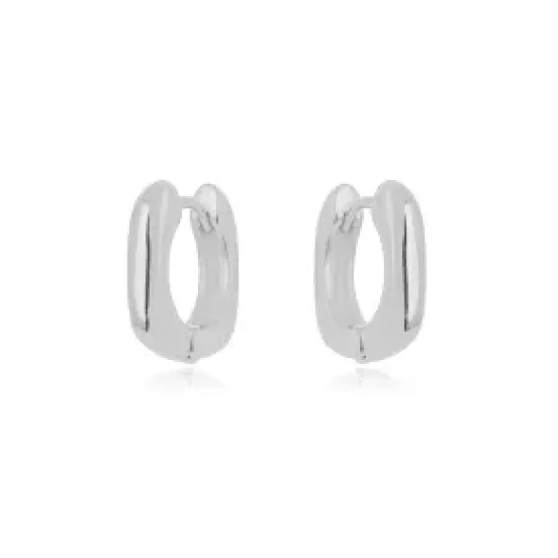BRINCO ARGOLA QUADRADA LISA