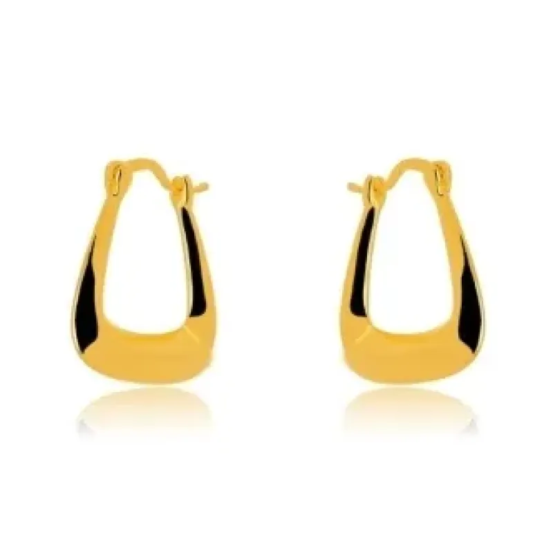 BRINCO ARGOLA QUADRADA LISA