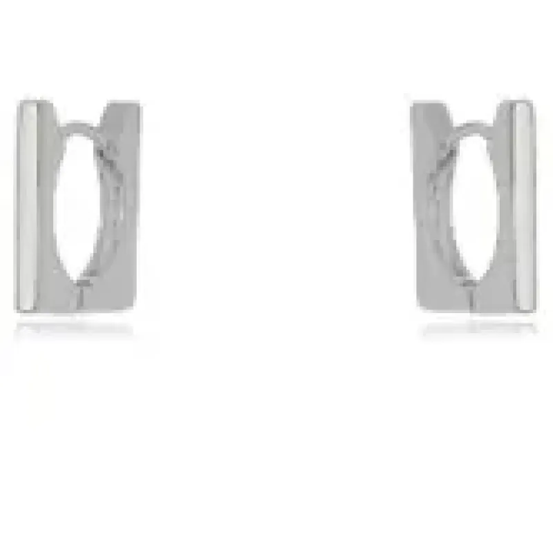 BRINCO ARGOLA QUADRADA LISA G