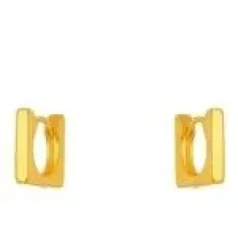 BRINCO ARGOLA QUADRADA LISA M