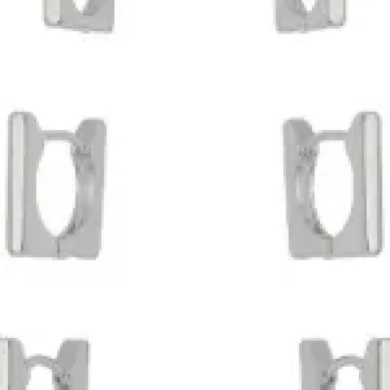 BRINCO ARGOLA QUADRADA LISA M