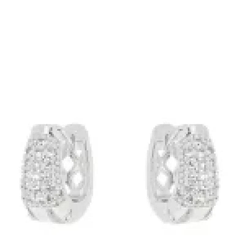 BRINCO ARGOLA ZIRCONIA CRISTAL P