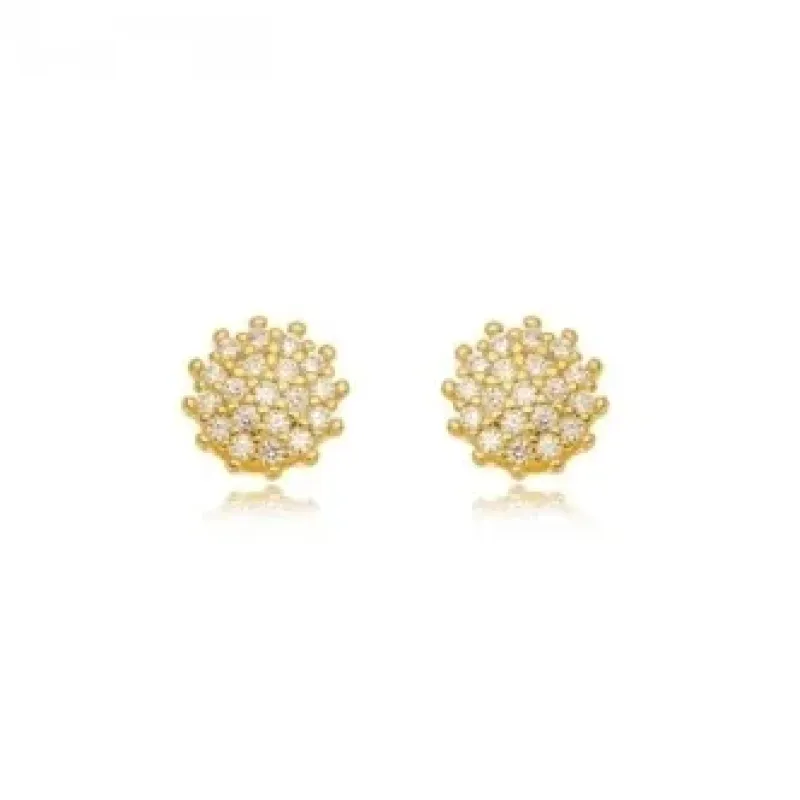 BRINCO BOLINHA ZIRCONIA CRISTAL