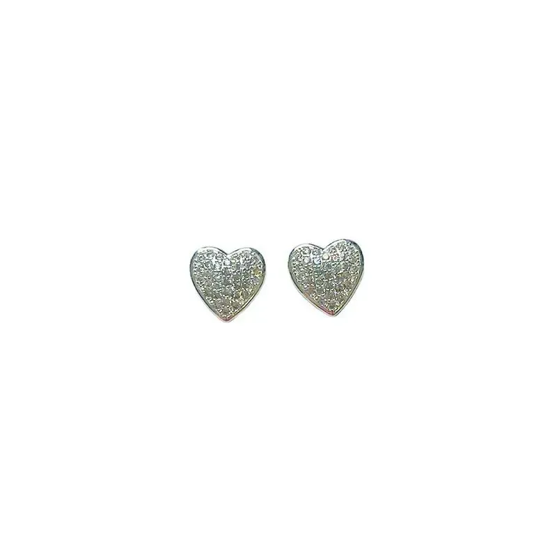 BRINCO CORAÇÃO ZIRCONIA CRISTAL