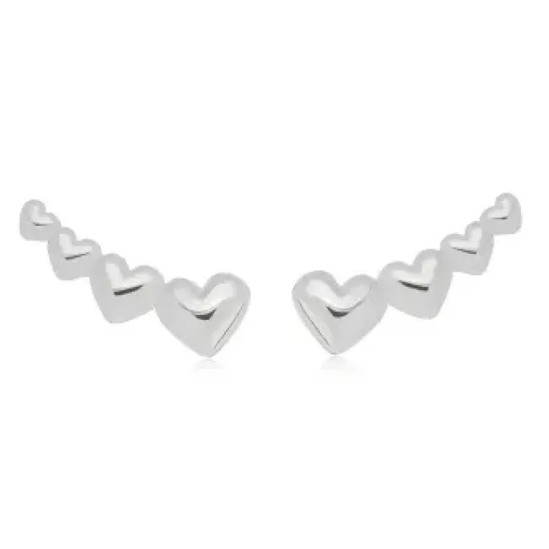 BRINCO EAR CUFF CORACAO LISO