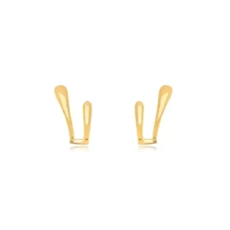 BRINCO EAR HOOK DUPLO LISO