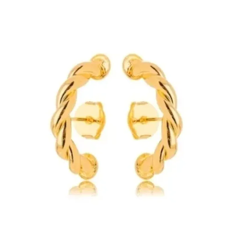 BRINCO EAR HOOK TRANCADO LISO