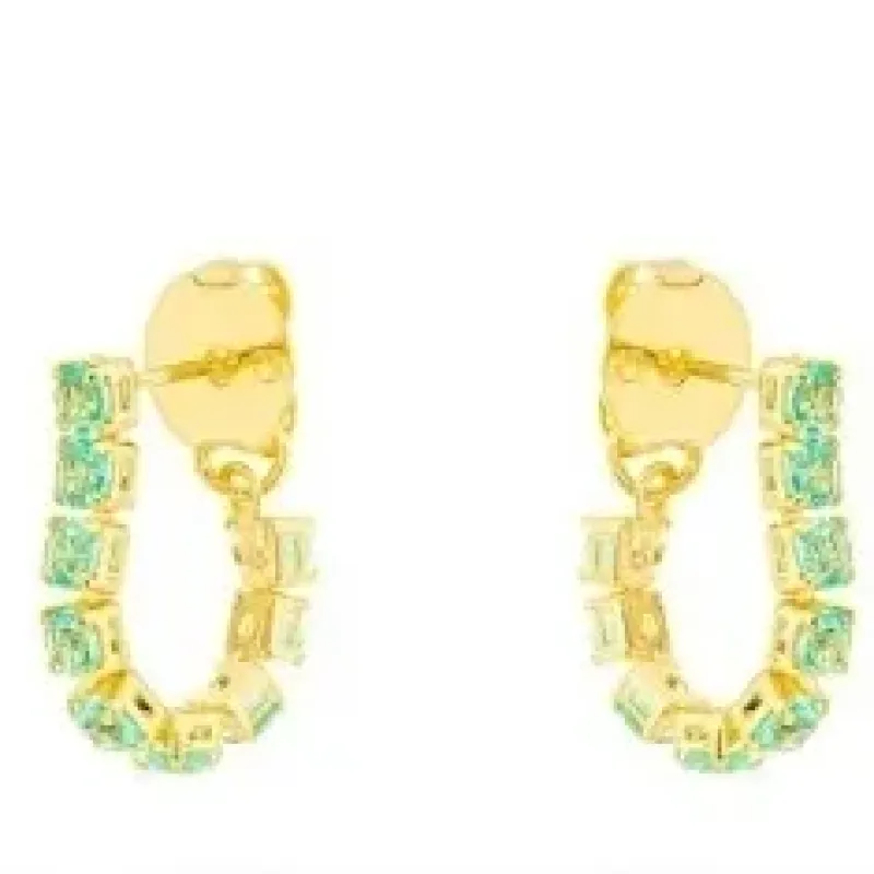 BRINCO EAR JACKET ZIRCONIA AQCUA P