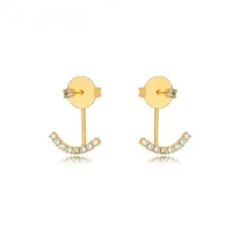 BRINCO EAR JACKET ZIRCONIA CRISTAL