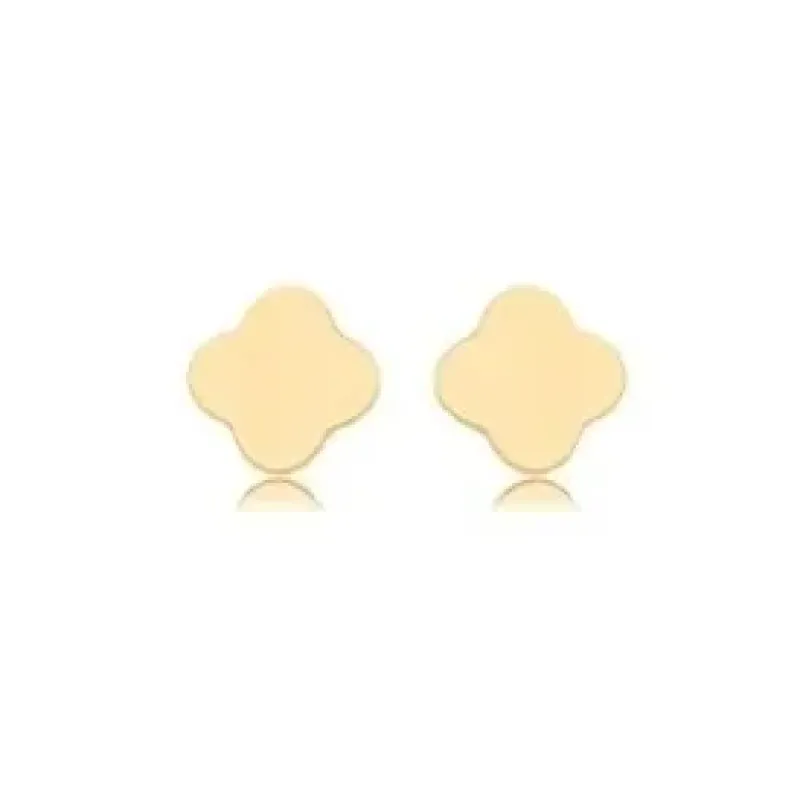 BRINCO FLOR CHAPA LISA
