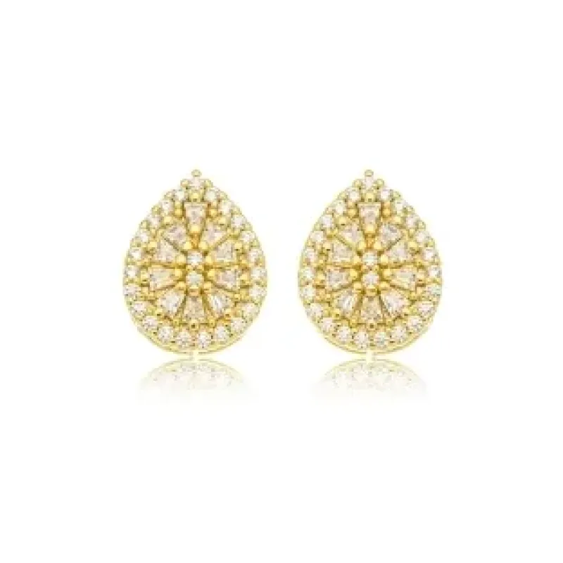 BRINCO GOTA ZIRCONIA CRISTAL