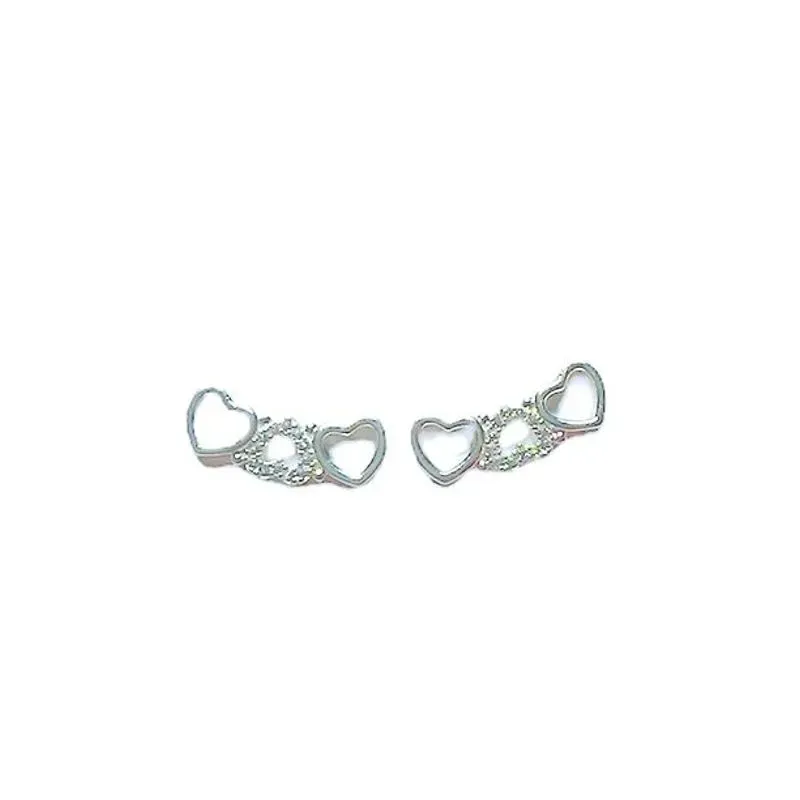 BRINCO TRÊS CORAÇÕES ZIRCONIA CRISTAL