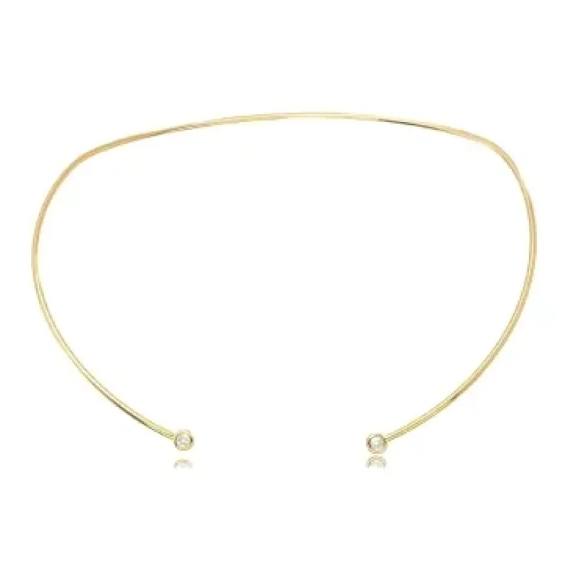 COLAR CHOKER ARO CRISTAL