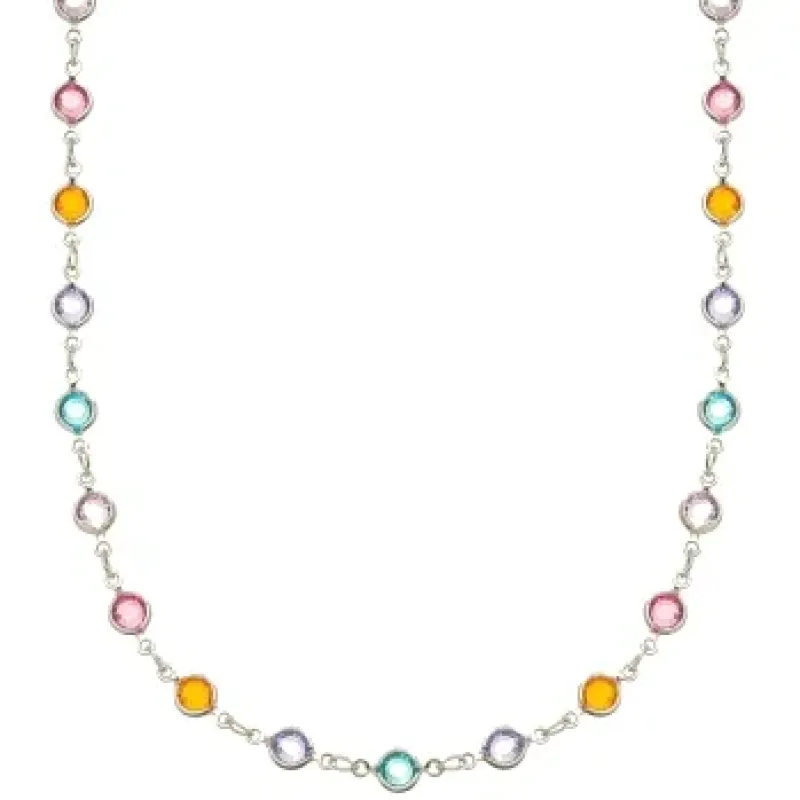 COLAR CHOKER CRISTAIS COLOR