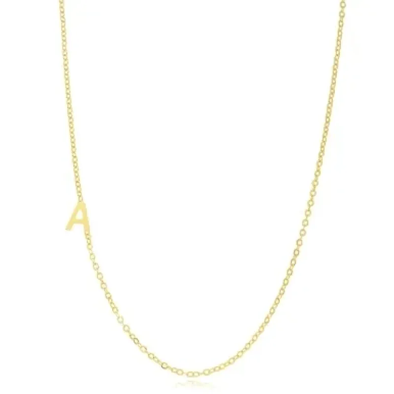 COLAR CHOKER LETRA A