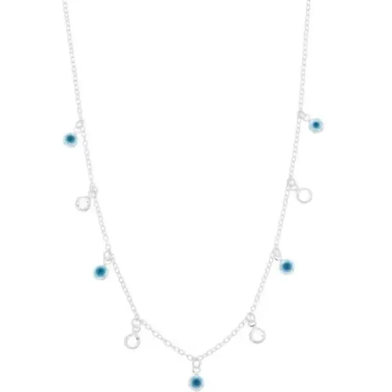COLAR CHOKER OLHO GREGO CRISTAL