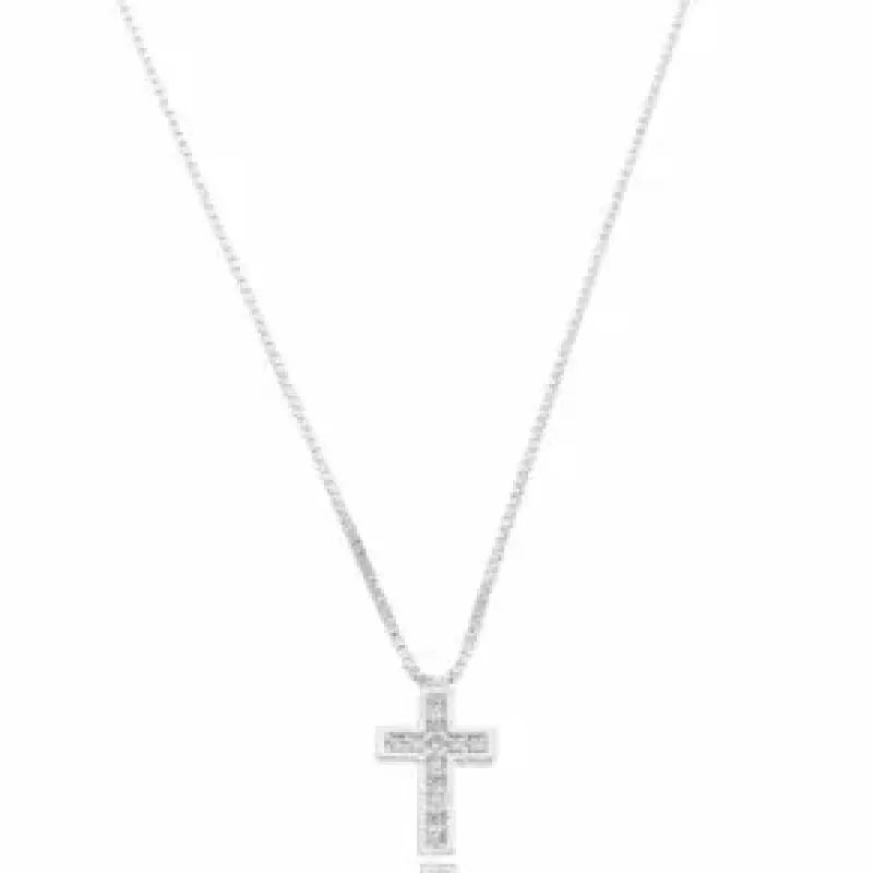 COLAR CRUZ ZIRCONIA
