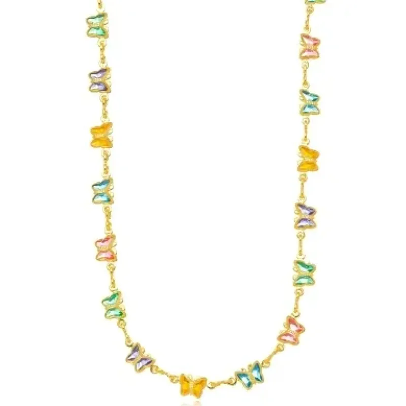 COLAR INFANTIL BORBOLETA COLOR