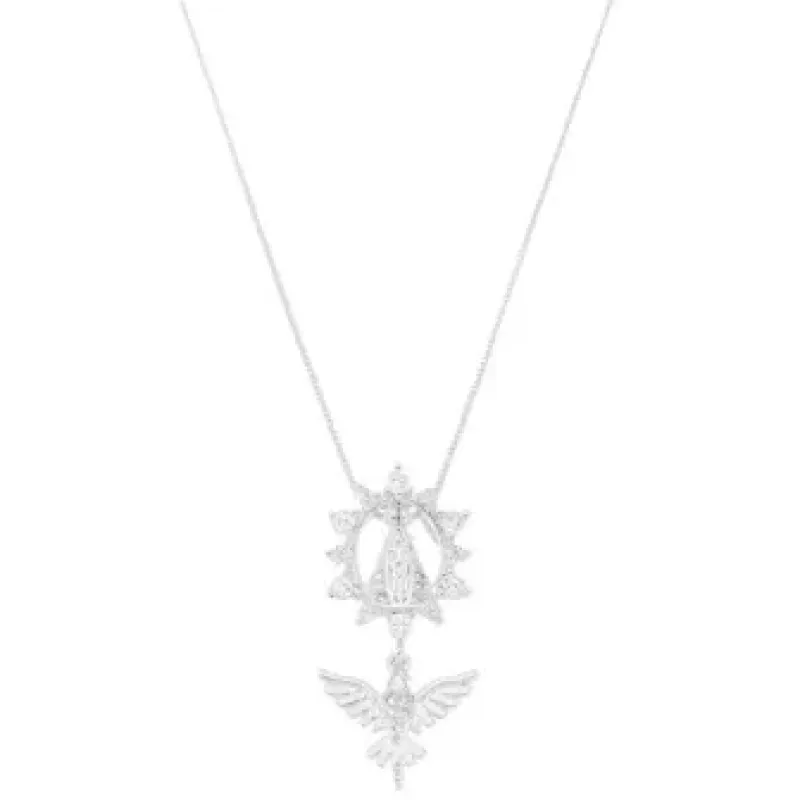 COLAR PINGENTE NS ES ZIRCONIA CRISTAL