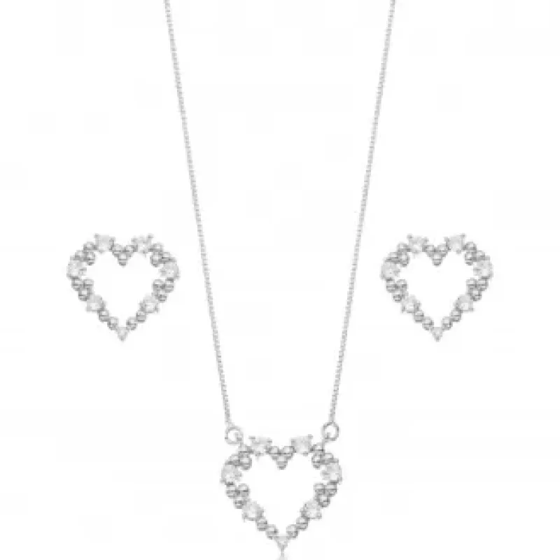 CONJUNTO CORACAO CRISTAL