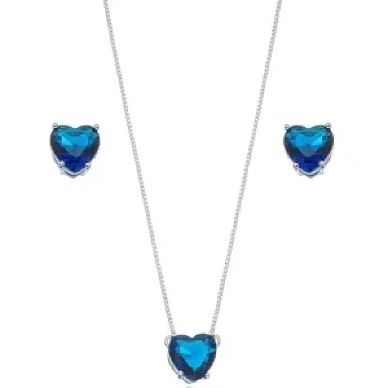 CONJUNTO CORACAO SAFIRA