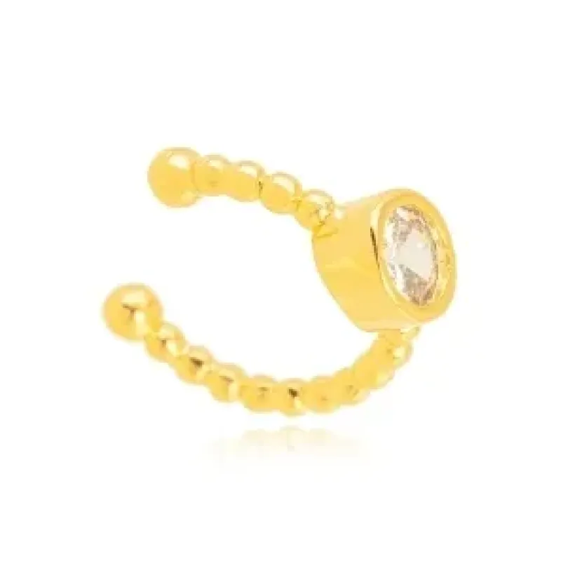PIERCING BOLINHA ZIRCONIA CRISTAL