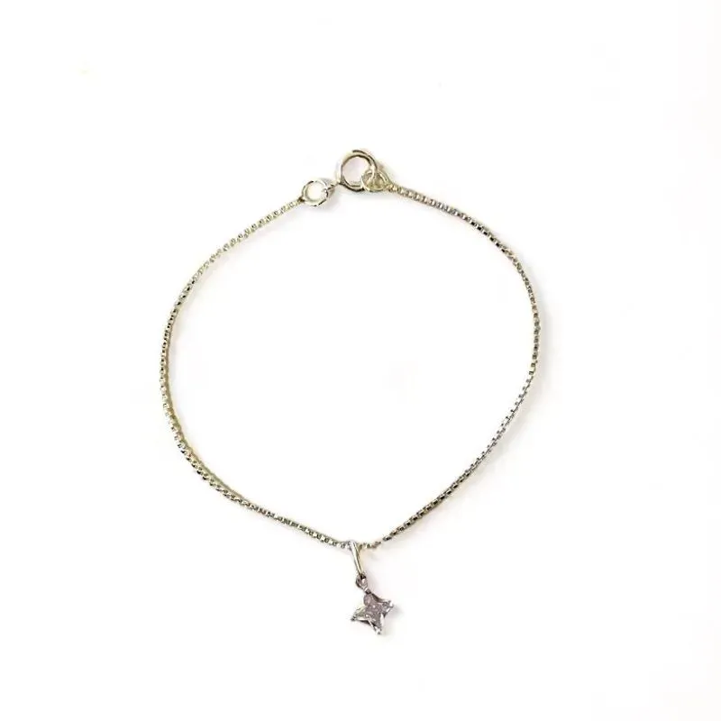 PULSEIRA PINGENTE PONTO DE LUZ CRISTAL