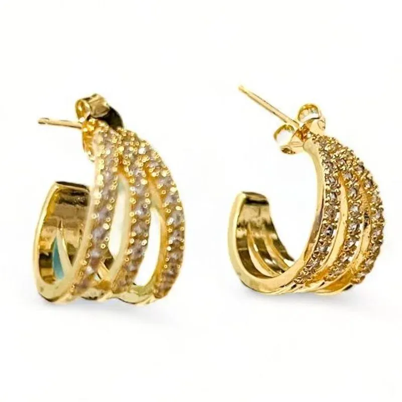 BRINCO FILEIRAS ZIRCONIA CRISTAL