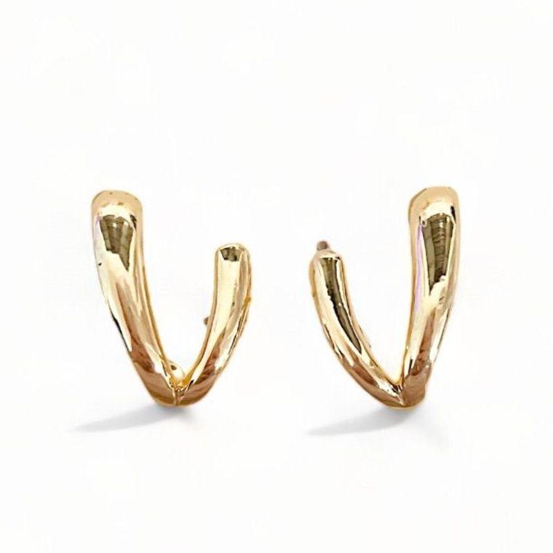 BRINCO EAR HOOK FILEIRAS LISO